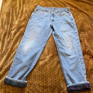 Vintage USA made LL Bean high rise jeans